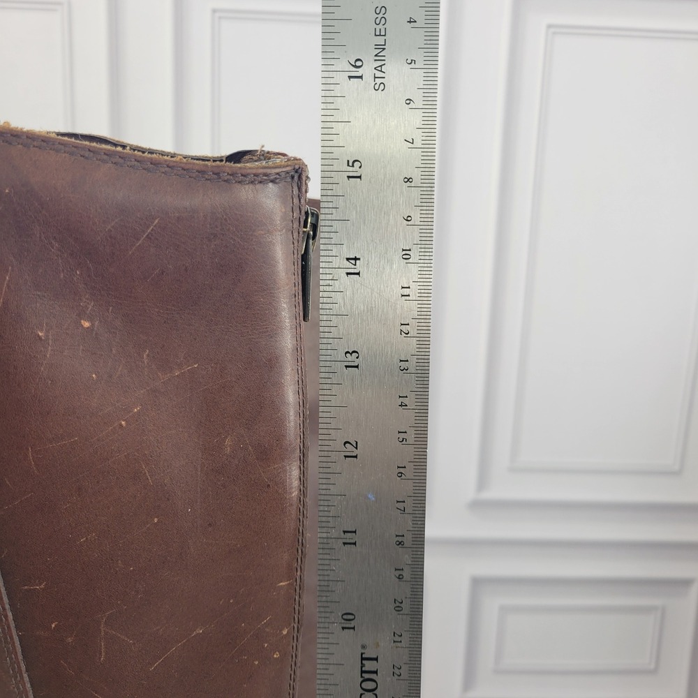 UGG Womens Seldon Leather Knee High Riding Boots Brown Size 6 1006038 - Picture 6 of 15